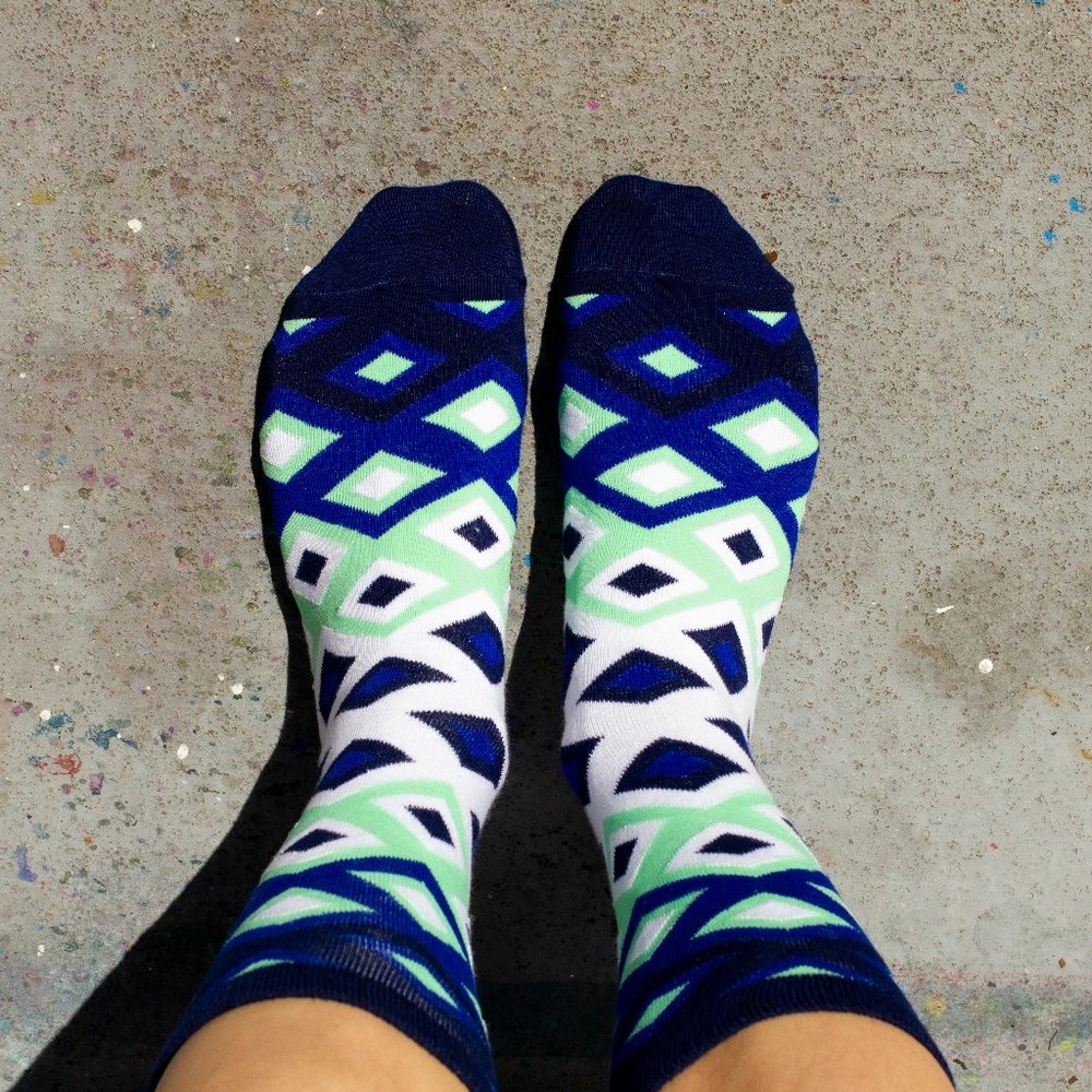 Geometric socks
